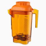 Vaso completo de 32 oz para licuadora color naranja