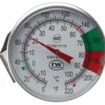 Termómetro de vapor de 5" en grados celcius y fahrenheit