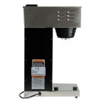 Cafetera pourover , Capacidad: 8-12.5 tazas de acero inoxidable color negro y plateado