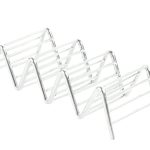 Soporte para 3 o 4 Tacos de 15.24cm x 6.35cm x 3.81cm acero inoxidable