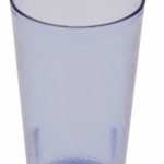 Vaso Apilable Pebbled de Plástico SAN de 12 Onzas Azul