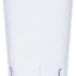 Vaso Apilable Pebbled de Plástico SAN de 12 Onzas Transparente