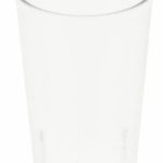Vaso Apilable Pebbled de Plástico SAN de 16 Onzas Transparente
