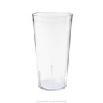 Vaso Apilable Pebbled de Plástico SAN de 20 Onzas Transparente