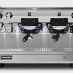Máquina de Espresso 2 Grupos Semiautomatica con Clever y Luces LED Blanco 220V/60Hz/1Ph