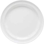 Plato redondo de 5,5" de Melamina color blanco