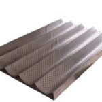 Bandeja de Aluminio para Baguette de 5 Canales de 60x40 cms