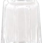 Salero de vidrio con tapa de acero inoxidable de 1oz