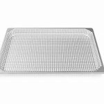 STEAM: Bandeja de Acero Inoxidable Perforada para Vapor 1/1 GN