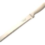 Cuchillo panadero con sierra 10" blanco