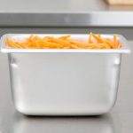 Pana para baño maria de acero inoxidable 24 calibre un noveno 4" de fondo