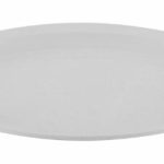 Bandeja ovalada para servir de 13,25" de Melamina color blanco