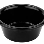 Ramekin de Melamina de 1.5 Onzas Negro