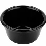 Ramekin de Melamina de 4 Onzas Negro