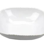 Tazon de melamina cuadrado irregular esmaltado 5.7qt