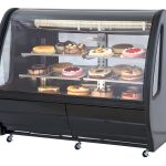 Vitrina de Pastelería de 1.5 mts Negra 120V/60Hz/1Ph