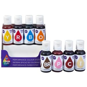 Set de 8 colorantes alimenticios