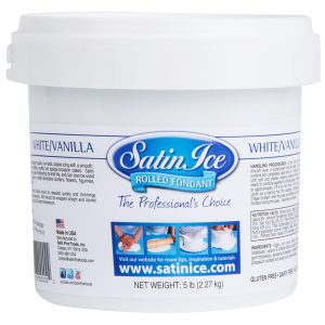Cubeta de Fondant de Vainilla de 5 Lbs Blanco