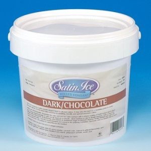 Cubeta de Fondant de Chocolate Oscuro de 2 Lbs