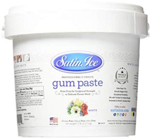 GUM PASTE: Cubeta de Pasta de Goma de 5 Lbs