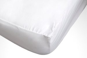 LINEN T200: Cubrecolchón Unipersonal 39"x80"x12" Blanco