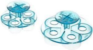 Set de 2 Cortador de Petalos de Rosa plastico