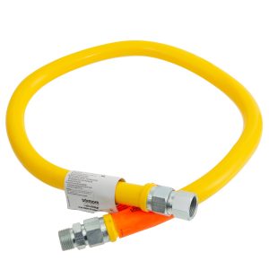 Manguera Amarilla de 3/4"Ø Estacionaria para Conexión de Gas de 48"