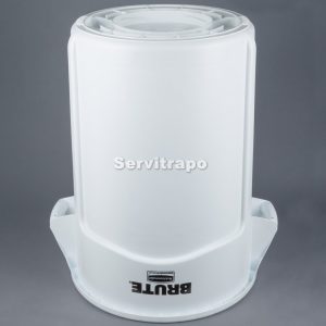 Contenedor Brute 44 gal-166.5L de plástico blanco