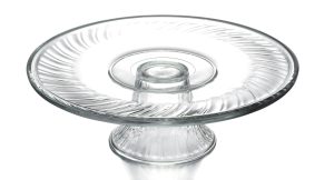 7696 Plato Pastelero Con Base 31cm 1 x 2.