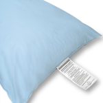MICROVENT: Almohada Hospitalaria Estándar de 18 Onzas de Fibra Siliconeada y Funda 100% Microvent de 20"x26"