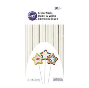Palillos P/Galletas 8" (Paq/20 Und)