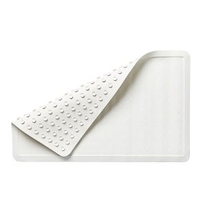 Alfombra de Hule para Baño de 22.5"x14" Blanca