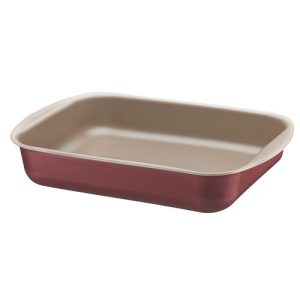 BRASIL: Molde Rectangular Antiadherente para Hornear de 28x26 cm