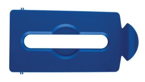 Tapa para contenedor Slim Jim 23gl de plástico azul