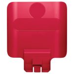 Tablero Billboard para contenedores Slim Jim de 23 galones. Color: Rojo.