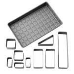 Moldes para hornear en forma de numeros y letras antiadherente de acero inoxidable