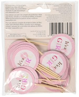 Pinchos con la inscripción "It's a Girl" (Paq. 24und)