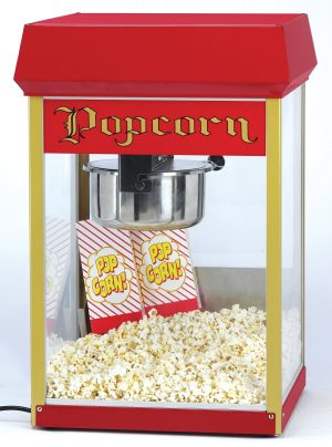 Máquina de Palomitas de 8 Onzas Producción Máxima 120 Onzas por Hora 120V/60Hz/1Ph