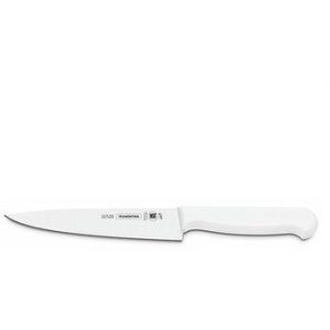 PROFESSIONAL: Cuchillo Multiuso de 8" con Mango de Polipropileno Blanco