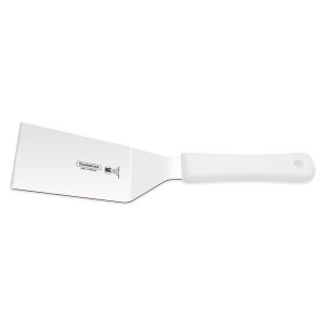 PROFESSIONAL: Espátula para Hamburguesa de 5x2-1/2" con Mango de Polipropileno Blanco