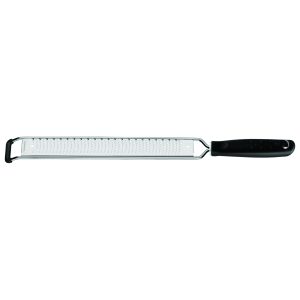 UTILITA: Rallador de Acero Inoxidable con Mango de Polipropileno Negro