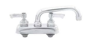 Llave con montaje de mesa de 8" y grifo de 12"