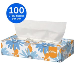 KLEENEX PROFESIONAL FACIAL 8.4" X 8.0", 1 CAJITA (100 KLEENEX)