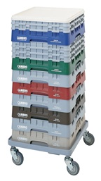 Rack para Vasos de 6-7/8" con 36 Compartimentos y 3 Extensores de 19-3/4"x19-3/4"x8-7/8"