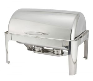 Chafer cap. 8qt de acero inoxidable