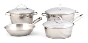 ALLEGRA: Batería de Cocina de 7 Piezas de Acero Inoxidable