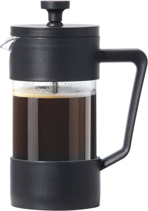 Prensa Francesa de 3 Tazas o 12 Onzas de Borosilicato Negro