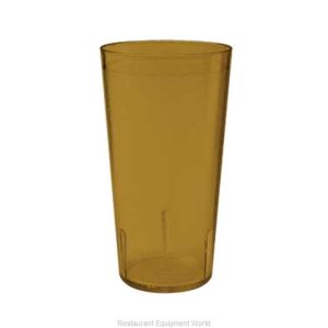 Vaso Apilable Pebbled de Plástico SAN de 20 Onzas Amber