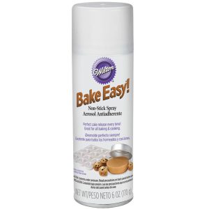 Aerosol comestible para impedir que las tortas se adhieran al molde, contenido 6oz