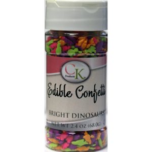 Confeti De Dinosaurios Colores Brillantes 2.4 Oz